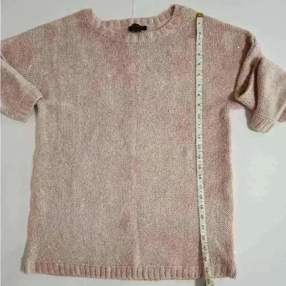 H by Halston sparkle light pink sweater - Picture 4 of 5